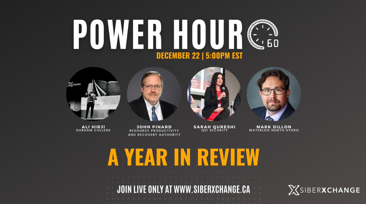 abbaspeaks's tweet image. Final power hour of 2020! Excited to complete a year in review with these amazing members of the #siberxchange board! Thank you @DCCybersecurity and @siberxorg for making this happen!