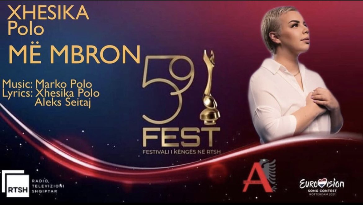 ESCAlbania's tweet photo. Xhesika Polo - Më mbron (You protect me)
#fest59 #rtsh1 #eurovision #albania #FiK59 Qualified for the Grand Final https://t.co/nPu7NwG2ih