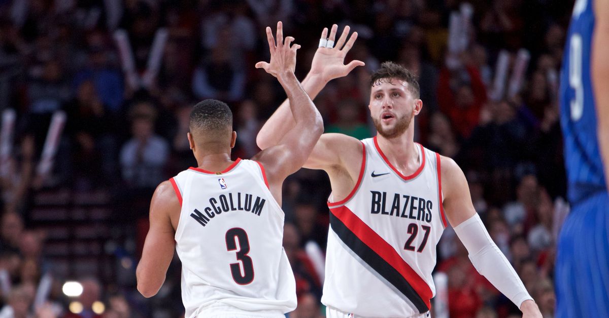 The Most Exciting Things About the Upcoming Season: Nov 15, 2017; Portland, OR, USA; Portland Trail Blazers guard CJ McCollum (3) and center Jusuf Nurkic (27) high five after McCollum made a three point basket against the Orlando Magic during… https://t.co/tKq5yJv1FJ #RipCity https://t.co/AE5lv7hdJ0