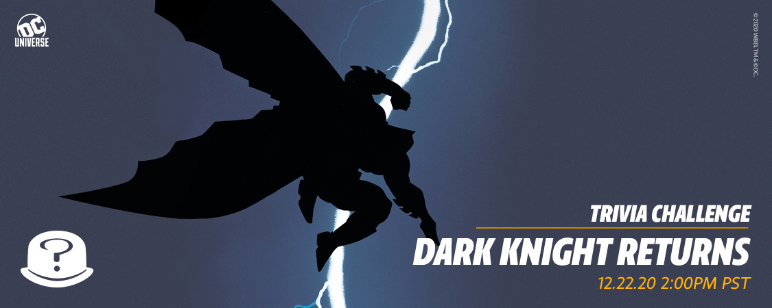 How well do YOU know The Dark Knight Returns? Find out at DCU #TriviaTuesday today at 2pm PST! yourdcu.com/2WCQWor