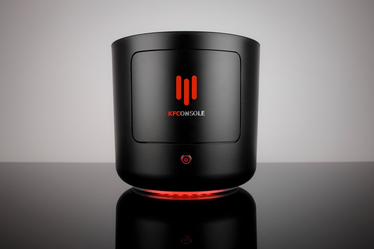Dexerto's tweet photo. Yes folks, this is real.

@kfcgaming is actually releasing their new 'KFCONSOLE,' which keeps your chicken warm AND plays games at 4K, 240 FPS 😅 https://t.co/1HYelHVbIw