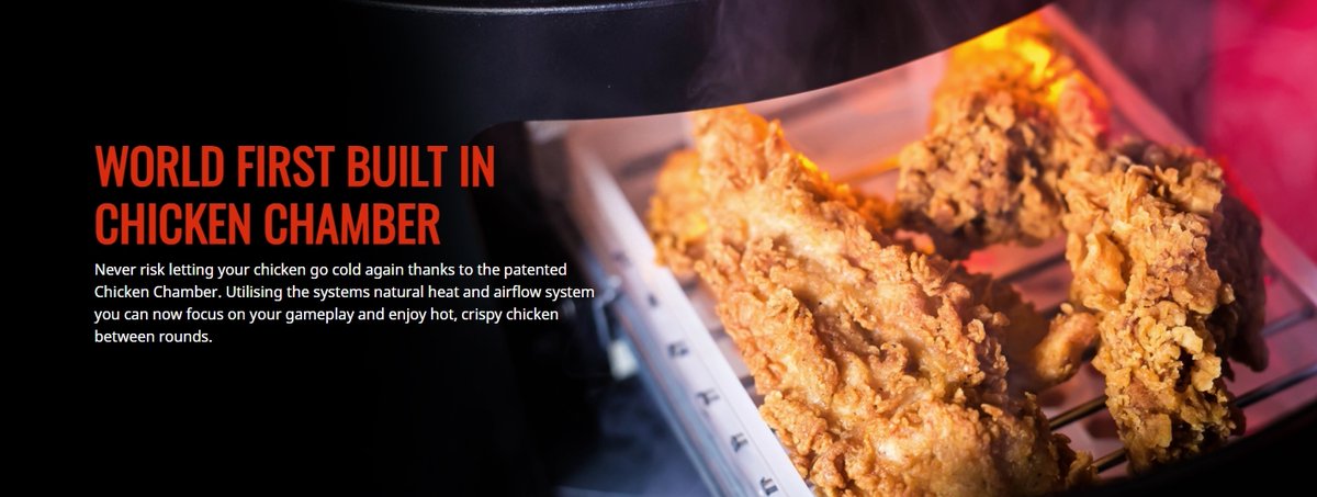 Dexerto's tweet photo. Yes folks, this is real.

@kfcgaming is actually releasing their new 'KFCONSOLE,' which keeps your chicken warm AND plays games at 4K, 240 FPS 😅 https://t.co/1HYelHVbIw