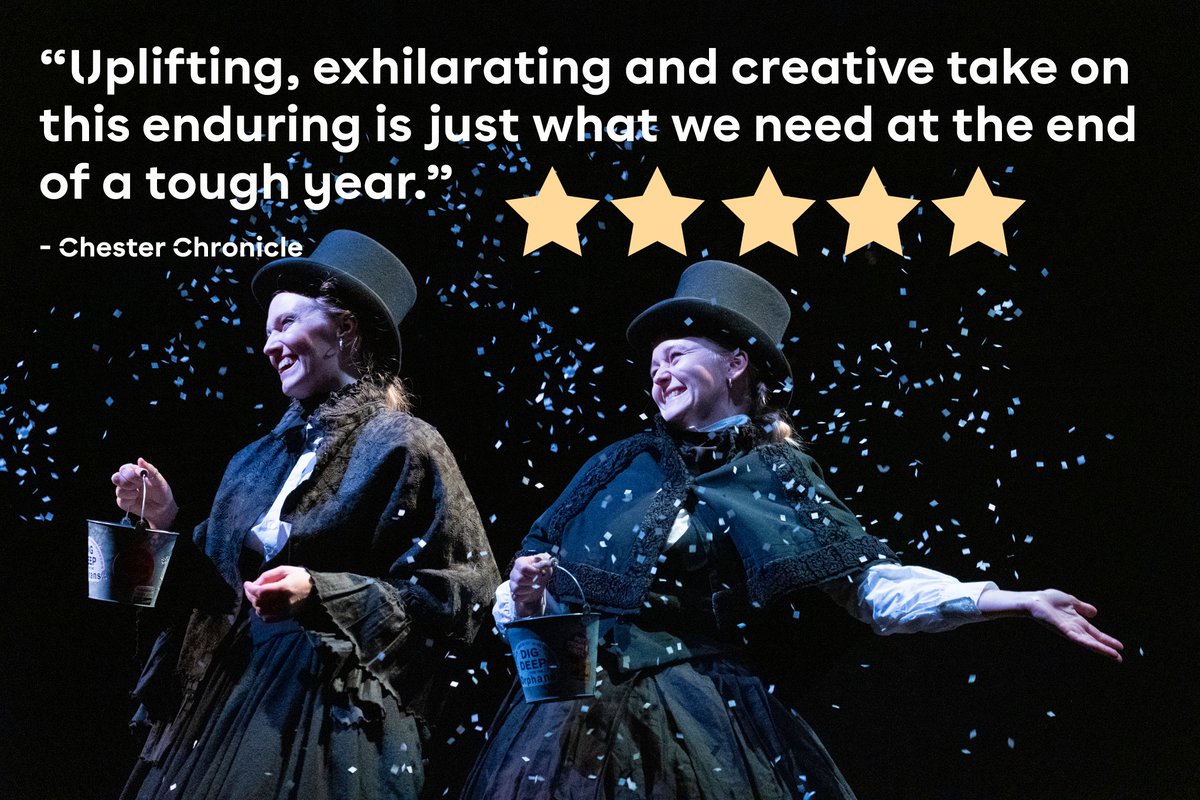 StoryhouseLive's tweet photo. "Not every city is in the position to present a Christmas show in this toughest of years but we are fortunate that not only do we have such a treat, it is one of the most uplifting, exhilarating, creative versions of this enduring story you could ever wish to see" - @CheshireLive https://t.co/xrQ4oF952y