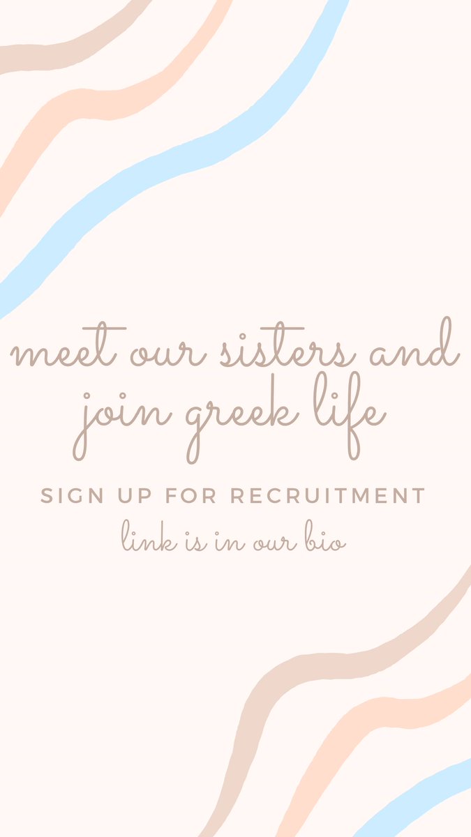wvwcAXiD's tweet photo. Wanna join Greek life? Sign up for recruitment using the link in our bio! https://t.co/HQtxn85Udj
