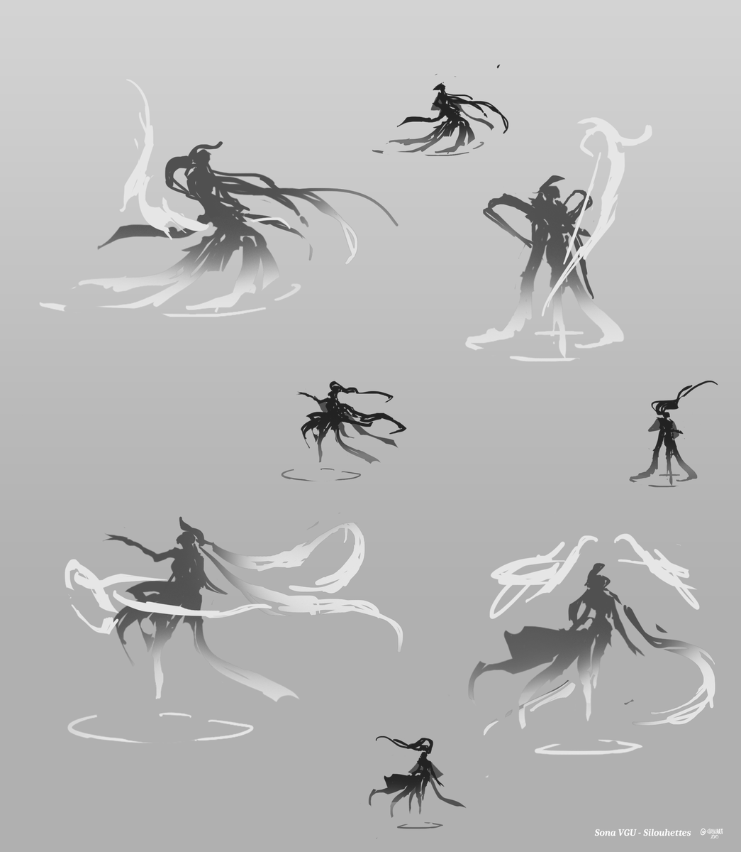 Torok Ink Commissions Open Axis Of Creation For The Sona S Vgu Where I Try To Avoid The Physical Harp Also Some Researches For The Clothes And Hair General