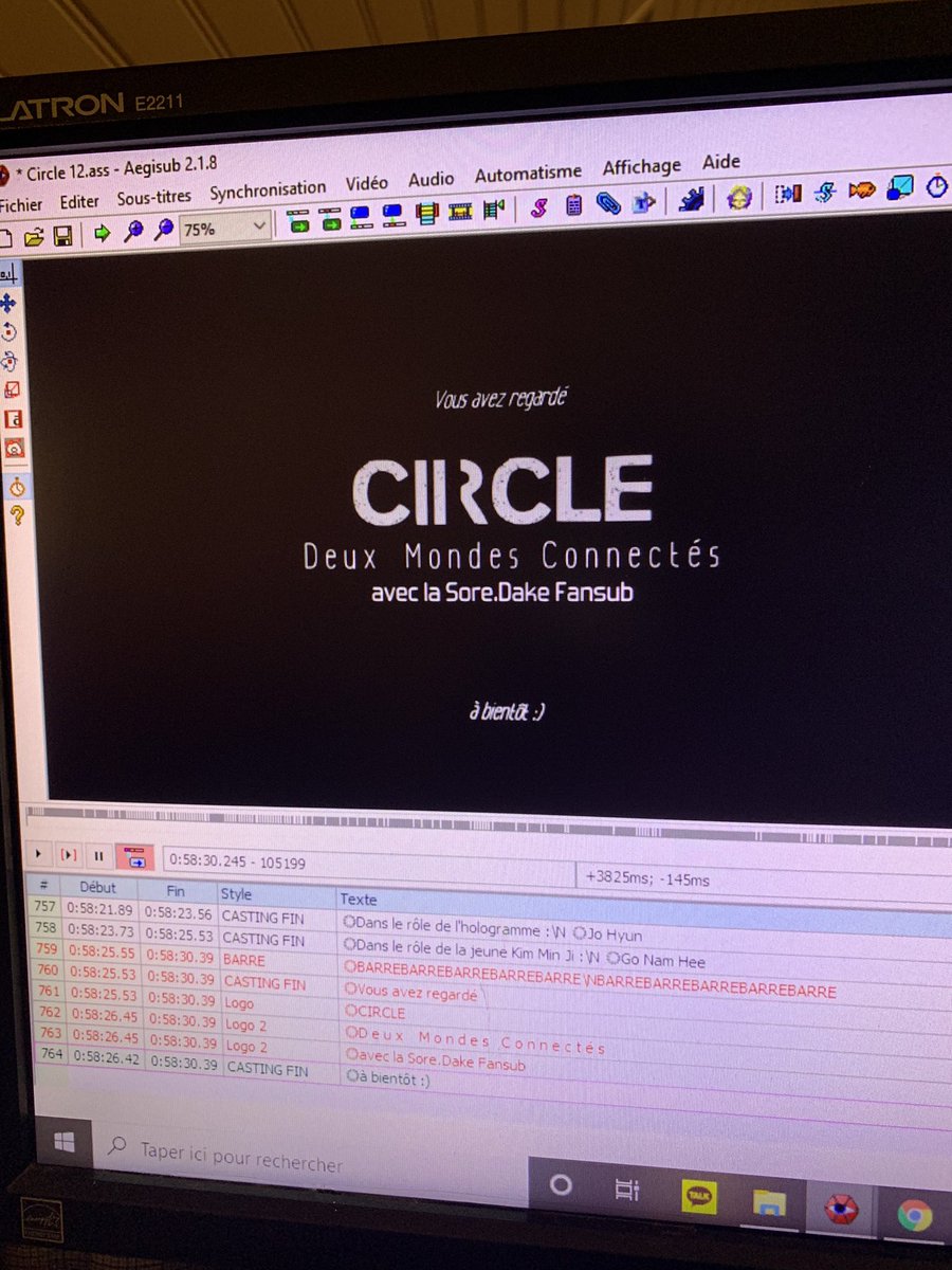 SDfansub's tweet photo. Zé fini #Circle 😇 
Après 3 ans de pause, Circle est finalement TERMINÉ. 
J’suis trop fière de moi 😭
Encore un beau projet à ajouter à la liste des projets finis 💪🏻 https://t.co/B4dchbEvpU