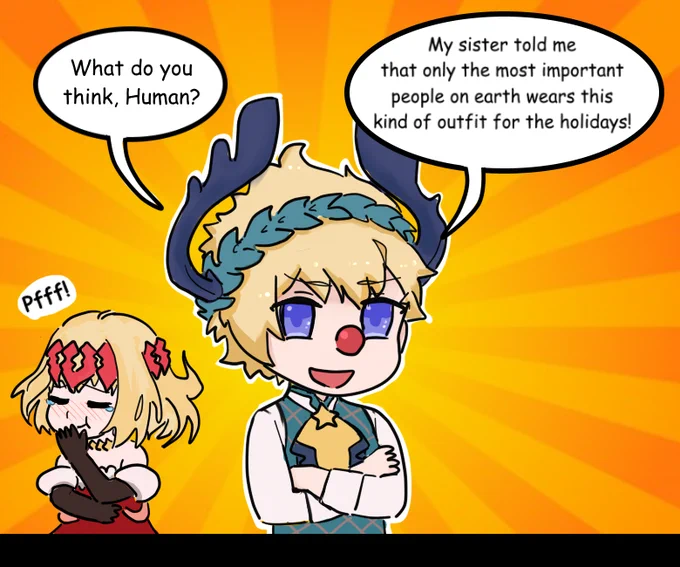 How to get your Prideful twin to be festive! #FGO 