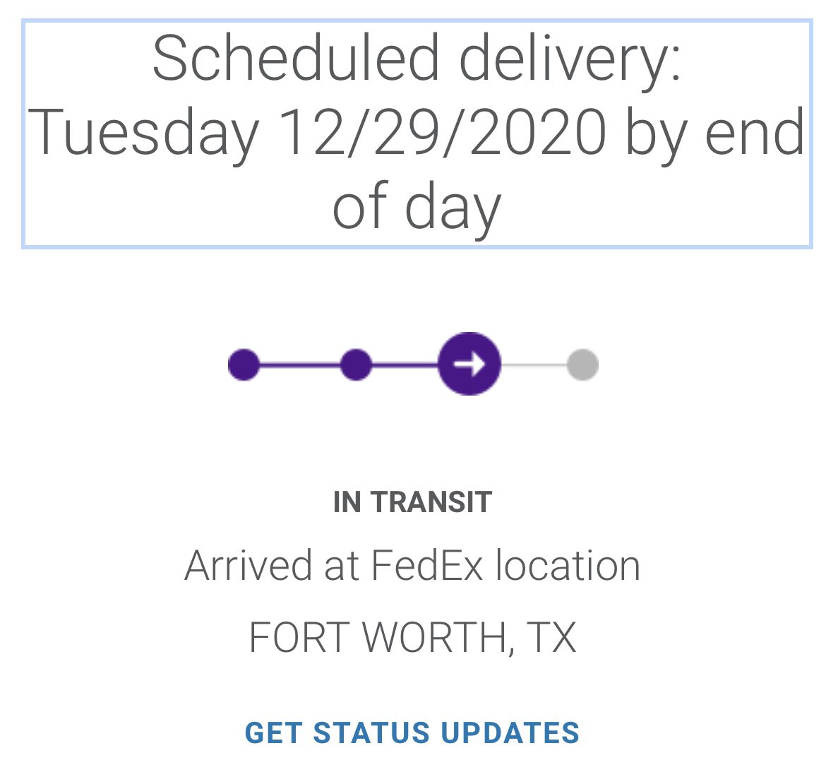 roth_grey's tweet photo. @linuswilson 12/12 GameStop in store orders are shipping. https://t.co/wb3NDqneK6