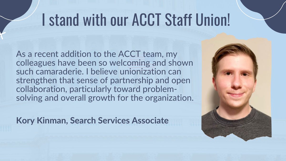 ACCT Staff Union tweet media