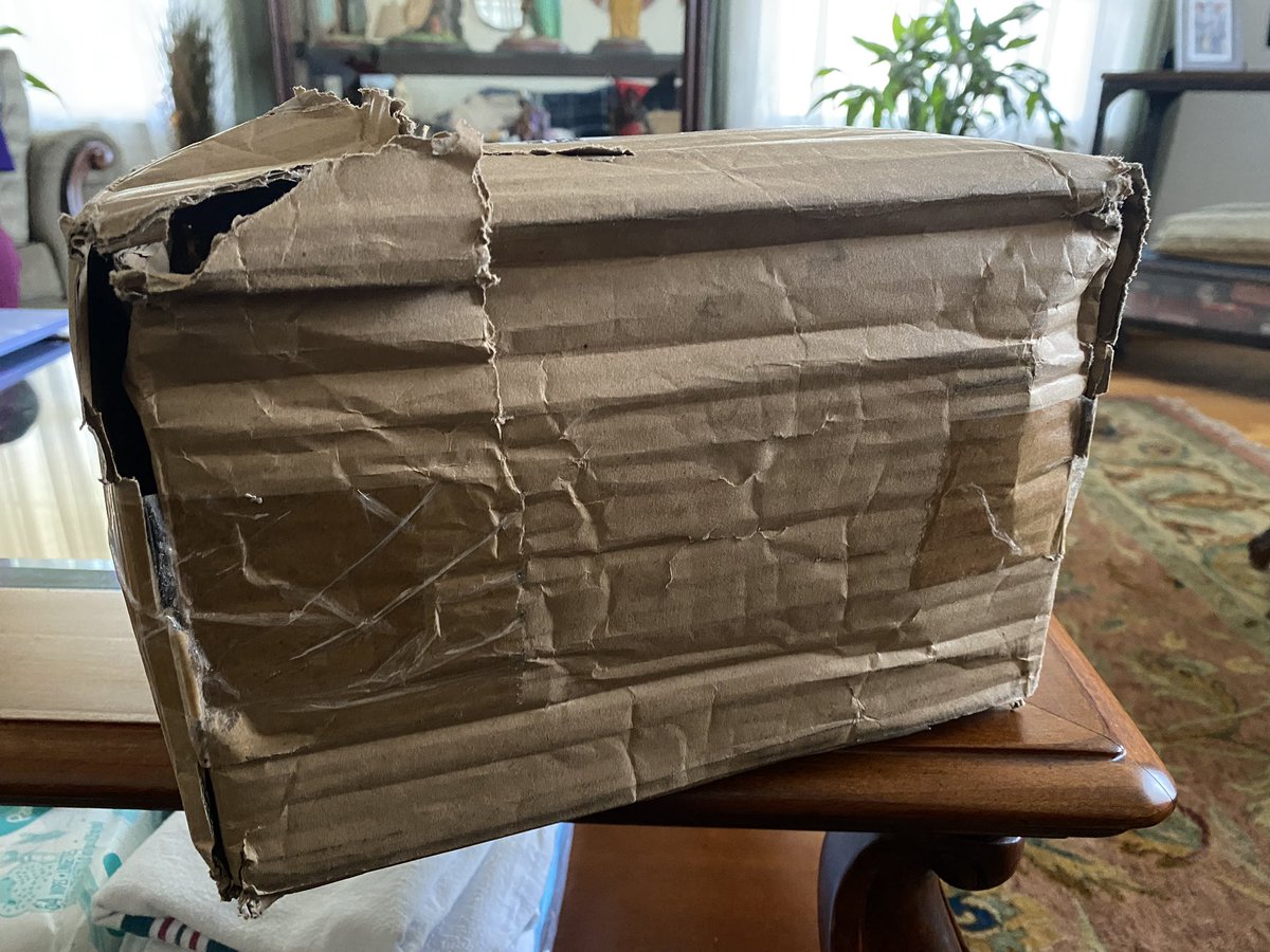 Mr_Nice_Guy87's tweet image. Wow @QVC this is the type of packaging you guys utilize?! Flimsy boxes that arrive half opened AND the product is wet!!! I hope it works! You guys should be ashamed! I hope Flappy works for my daughter when she opens what’s left of the box! #Disappointed #WillNEVEROrderAgain