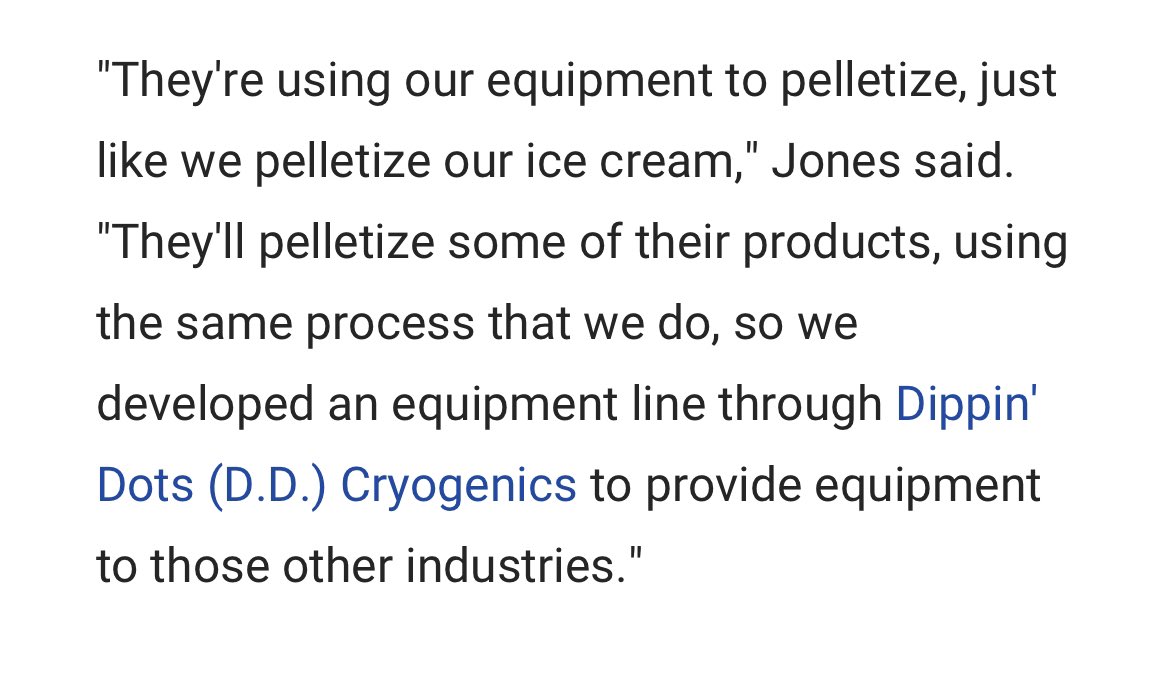 They are making vaccine flavor Dippin Dots