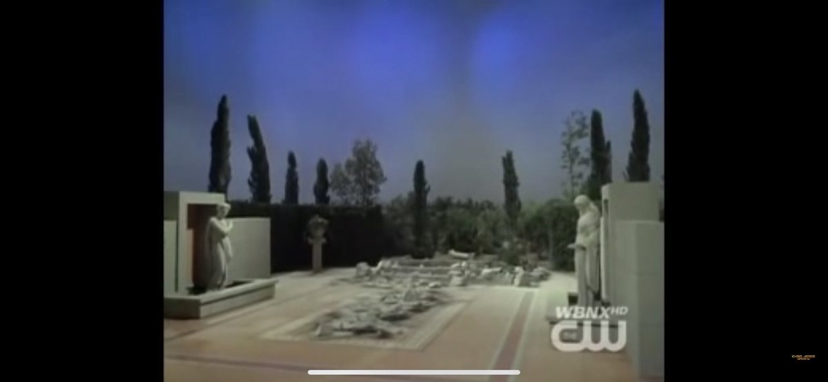 and attempts to keep them against their will. They discover that the source of his power is energy, derived from a classical Roman structure, which they finally destroy.