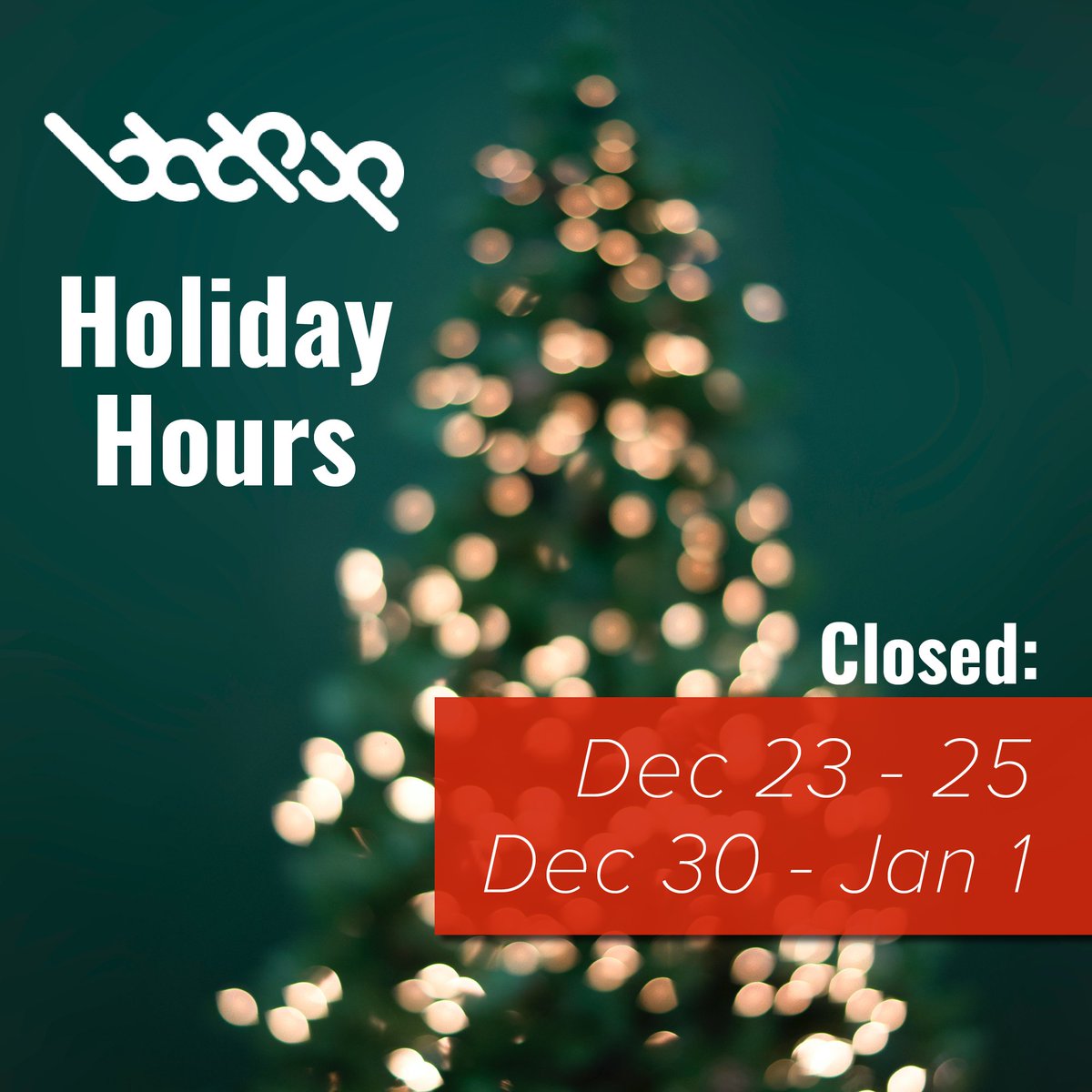 blackpulp's tweet image. This week, we hope you get to step away from the computer, truly take some time to rest, and enjoy this time with loved ones. Just a reminder, the Blackpulp offices will be closed through December 23rd - 25th, as well as December 30th - January 1st! #HappyHolidays