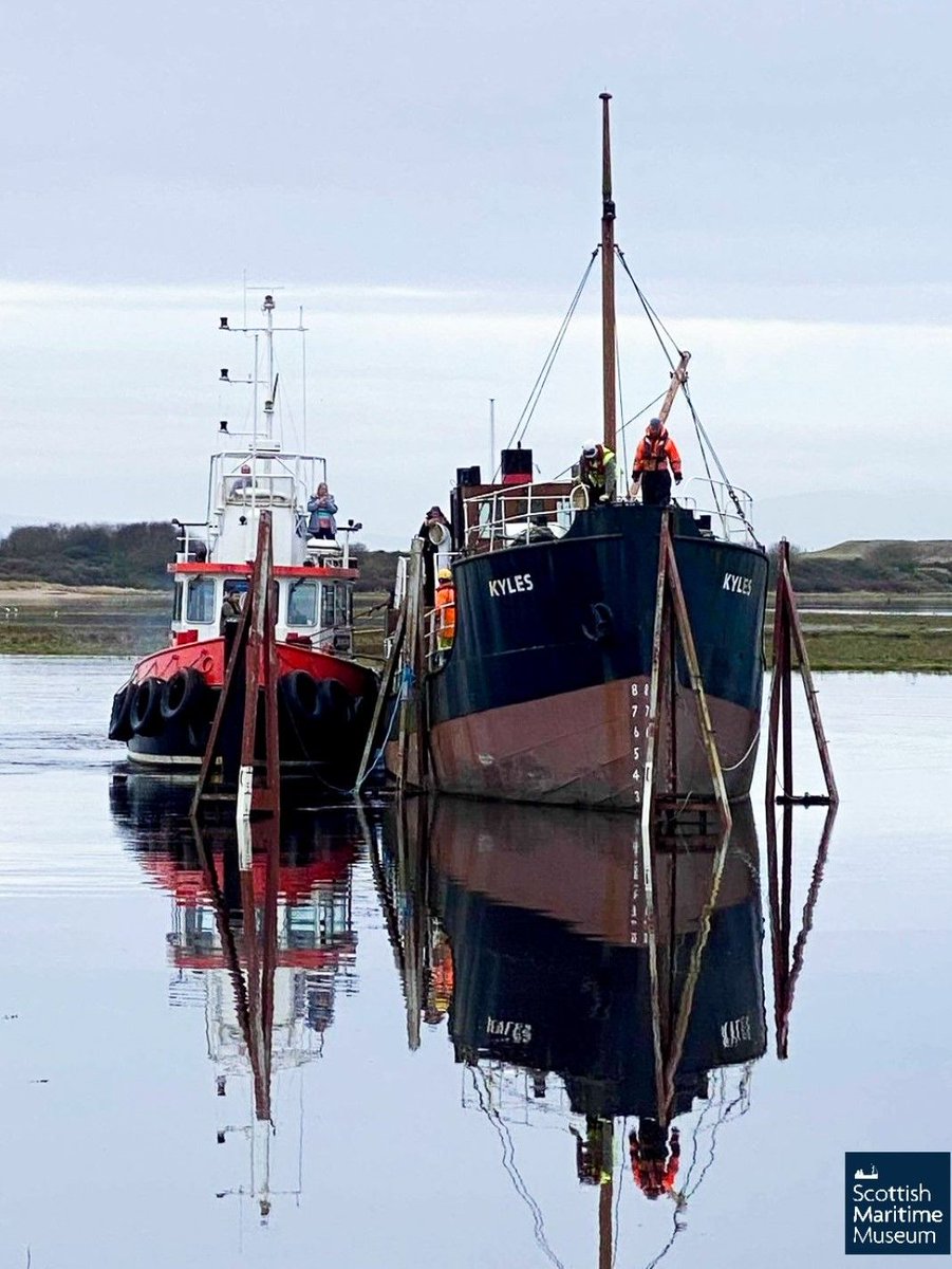 Scotmaritime's tweet photo. WE DID IT! 🎉🍾🥳🎊🎆🎇🥂🙌
With your help we have raised £39,835 to #KeepTheKylesAfloat, MORE than DOUBLE our target of £15,000! Thank you all so much, we can't wait to get Kyles ship-shape for 2022! @CrowdfunderUK @MuseumsAssoc #SaveOurMuseums https://t.co/G8I7FwVSDu