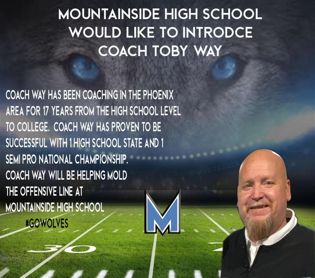 mhswolvesfb's tweet photo. The Wolves are happy to welcome @way_toby to the staff!!!
#GoWolves https://t.co/Q1KwdRqAyX