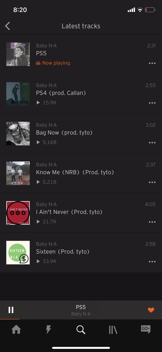 16Babyna's tweet photo. Go Like N Listen💜 PS5 out now on https://t.co/QAPq64dKFC https://t.co/9e2TxC3Hxx
