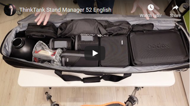PHOTONewsCanada's tweet image. Jean Sinotte presents the ThinkTank Stand Manager 52 rolling case – Designed to carry light stands but is also fabulous for carrying our studio equipment on location. 
bit.ly/3hci1Z7
#JeanSinotte @thinkTANKphoto  #standmanager #rollingcase