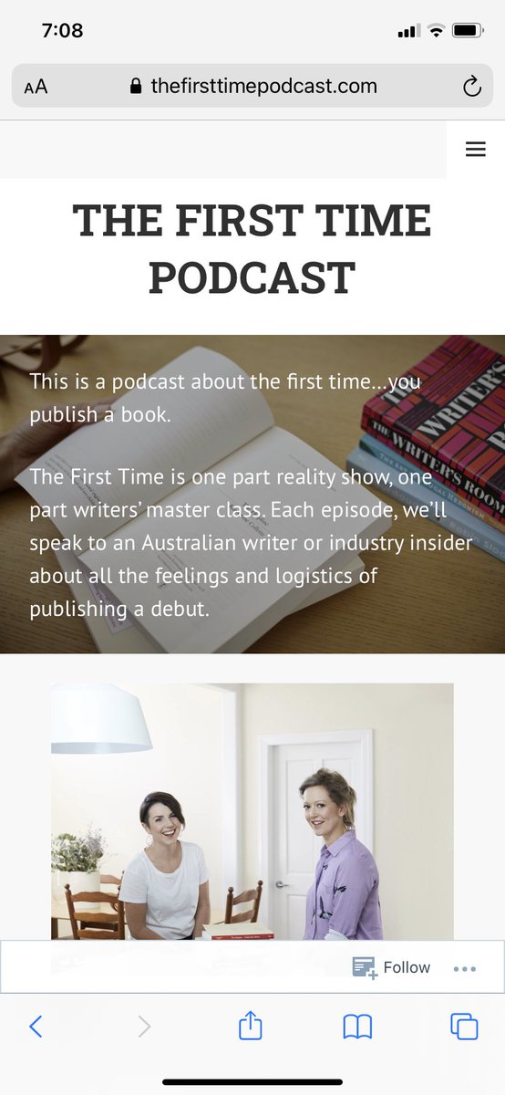 The two Kate’s over at  @thefirsttimepod kept me entertained during lockdown and homeschooling. So many interesting writers! Such great questions! So many books to add to my TBR. I’m proud to support this podcast via patreon 