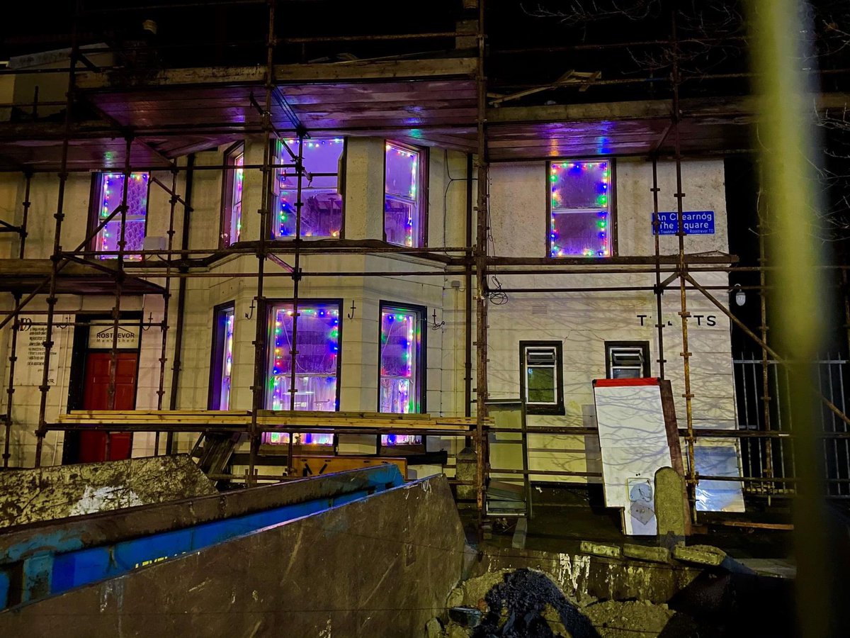 Rostrevor Men’s Shed do great work locally. Their building is getting a refurbishment at the moment and we were delighted to provide £263.50 for festive lights from the #CovidCommunityChristmasFund. The lights will look even better next year when the building is complete.