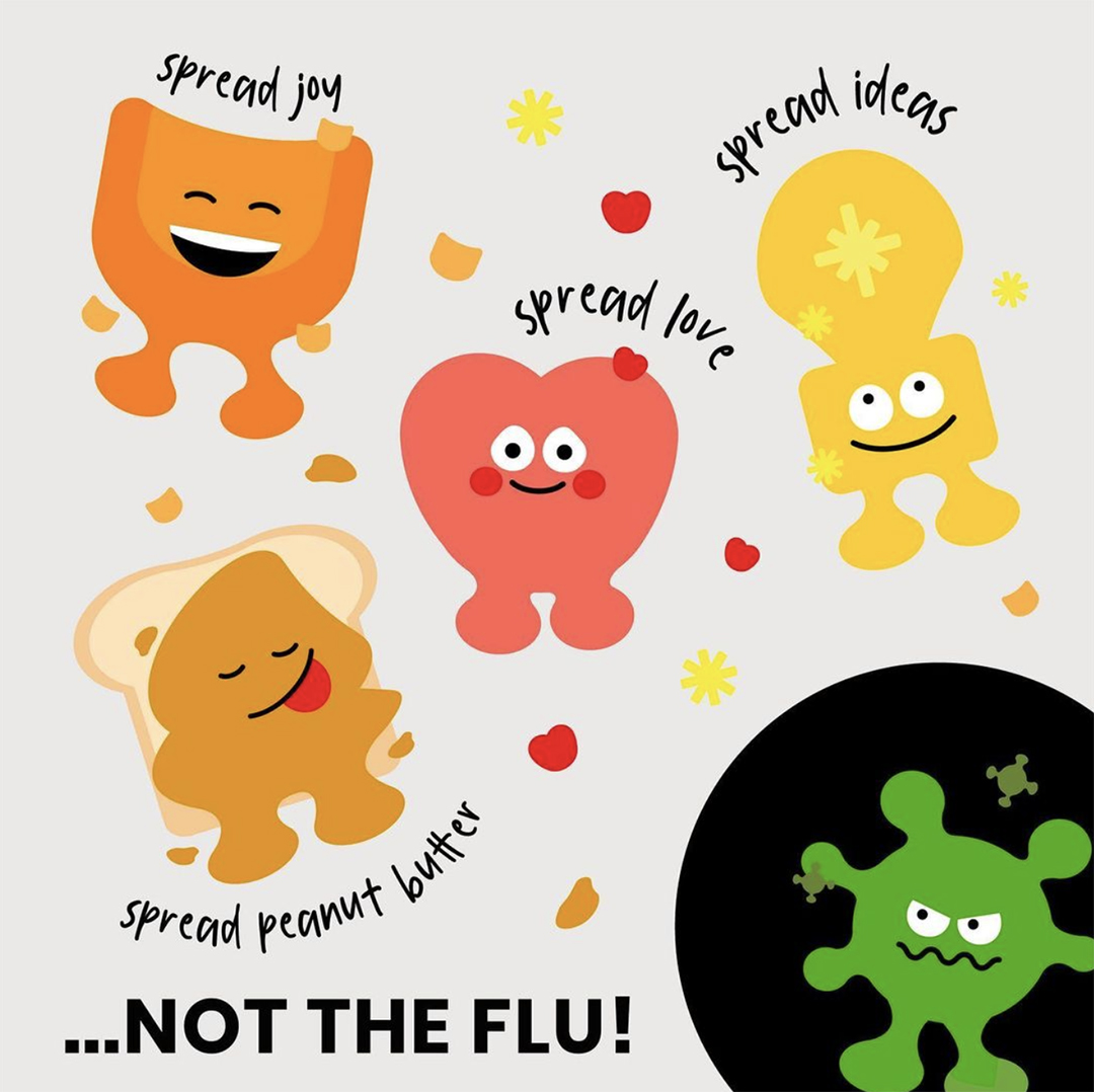 SSoundTogether's tweet image. Spread Peanut Butter! Spread Joy. Spread Ideas. Spread LOVE. But please, for the love of Pierce County - don’t spread the flu! Get your flu shot at findyourflushot.com