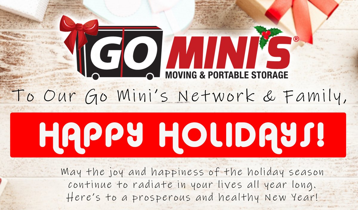 From our #GoMinis family to yours, #HappyHolidays!