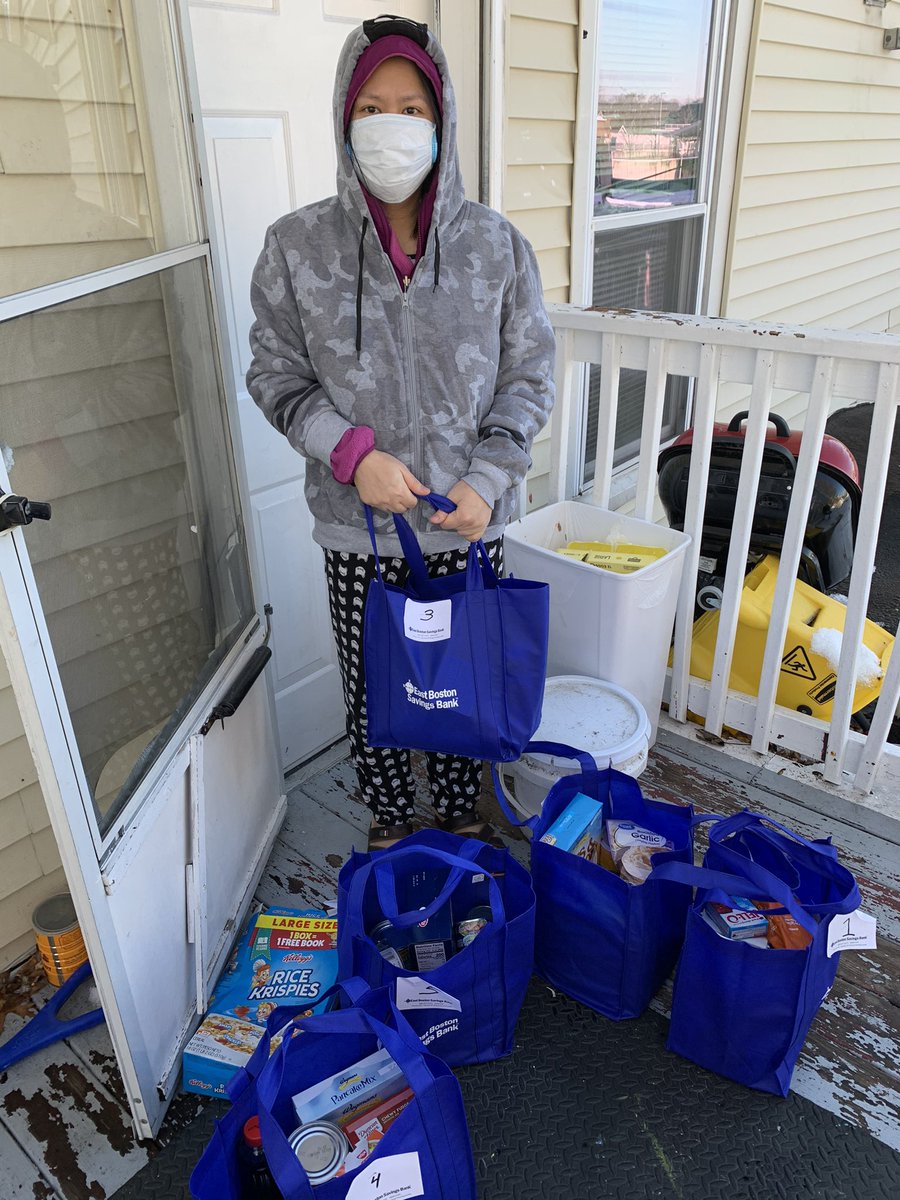AAPIONS's tweet photo. Thank you, East Boston Savings Bank in Lower Mills, Dorchester, for donating all this food!! 🙏🏼 always happy to provide families with groceries during the holidays alongside my team @COB_ONS 🎅 #BOSFoodAccess https://t.co/vohNRUO8bf