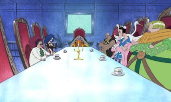 (5/35) officer agents rarely interact if ever, and only 1 person in the whole organization even knows the boss's real identity. On rare occasions when officers do meet, it's clear that they dislike each other and usually do not have any sort of significant history together....