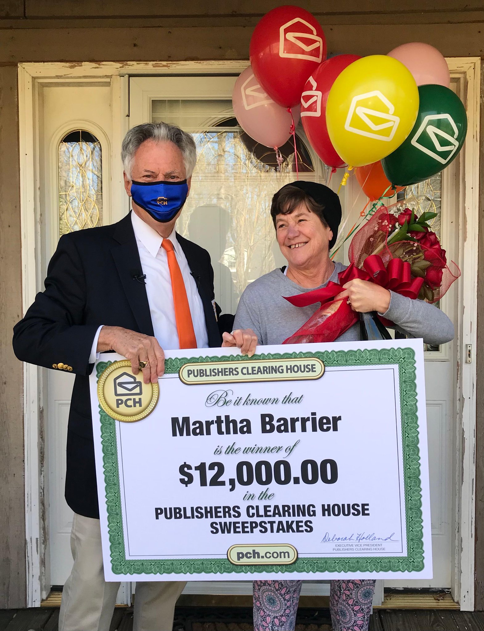PCH on Twitter: "🎼For the 12 Days of Giving (gwy. # 16947), PCH gave to me  🎵…a big check to hang by Martha's tree 🎄! Congrats and happy birthday,  Martha— and a