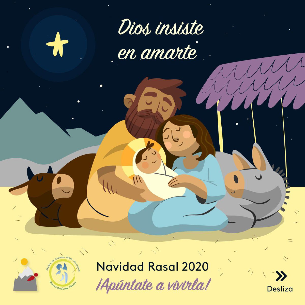 CVRasal's tweet photo. Buenas noches familia!!♥️ Ya estamos descontando los días para Navidad 👶🏻!!! Y este finde tienes una cita (virtual 💻) con tu grupo, con tu familia de Rasal💒
Os dejamos el enlace para apuntaros aquí ⬇️⬇️⬇️⬇️
https://t.co/S3dTGHxVAm
•
#CVRConvi #CVRasal #CVR #Rasal https://t.co/bSwTanddTc