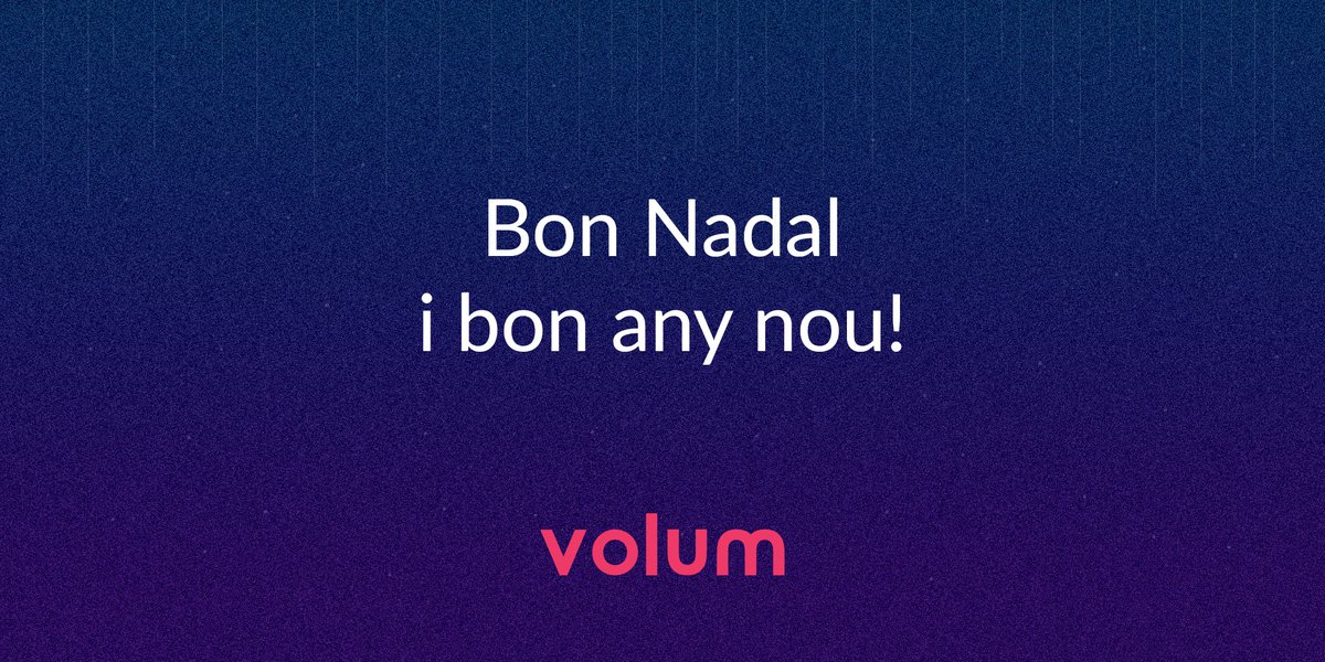 RevistaVolum's tweet photo. Des de Revista Volum us volem desitjar unes bones festes. Estigueu atents perquè vindran acompanyades de nous articles! #BonNadal https://t.co/qPJYSoxqOz