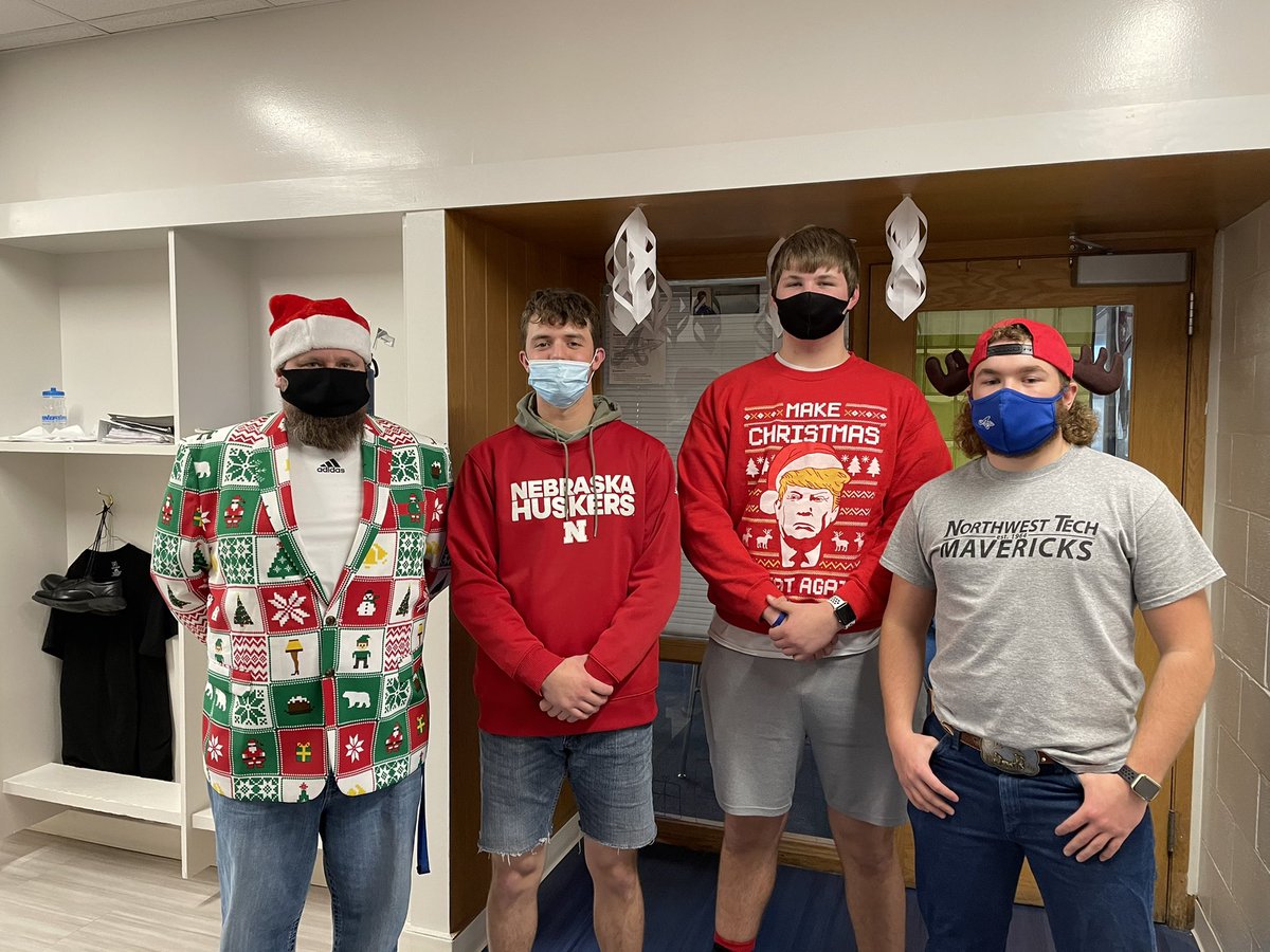 Day 17 of Sweatermas! Dodgeball champs! We are ready for Christmas Break! #Tribe #BeAWarrior <a href="/NolanMeyers3/">Nolan Meyers</a> <a href="/AustinRousj/">Austin Roush</a> <a href="/cord_frink/">Cord Frink</a>