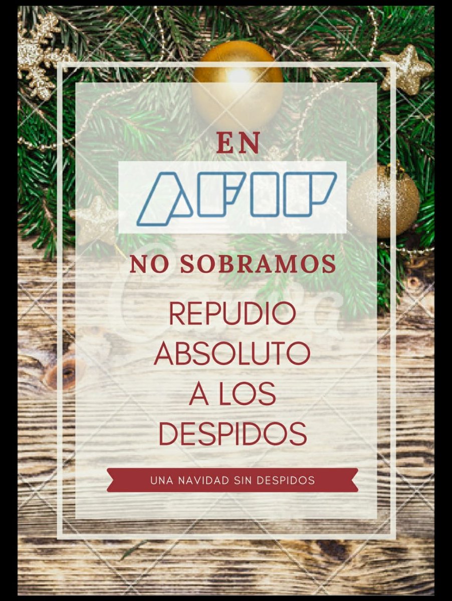 #NoALosDespidosEnAFIP