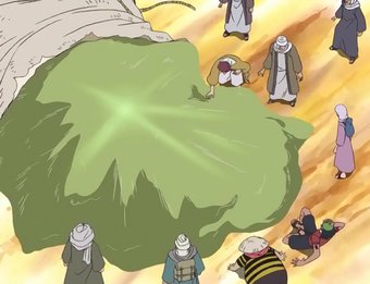 (17/35) incident destroys the trust many of his people have in him. They now think he's been stealing their small amount of annual rainfall for himself. This is what you would call casus belli (google, good term). However, deep in the desert, one man has never given up faith...