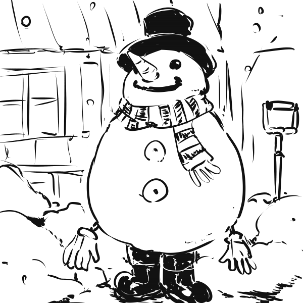 ゆきだるまーん 