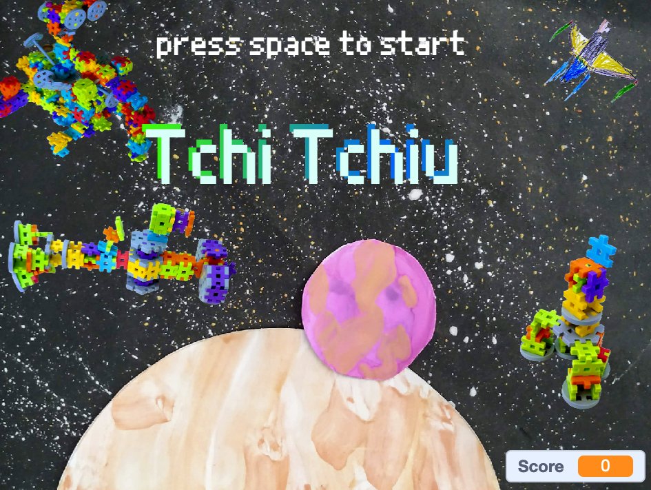 My kids developed a game, Tchi Tchiu. A small shot'em up designed by pre-schoolers, during a series of joyful learning sessions with dad we had during the lockdown. The most important lesson: you can create anything you can imagine. Thank you <a href="/scratch/">Scratch Team</a> 
scratch.mit.edu/projects/37663…