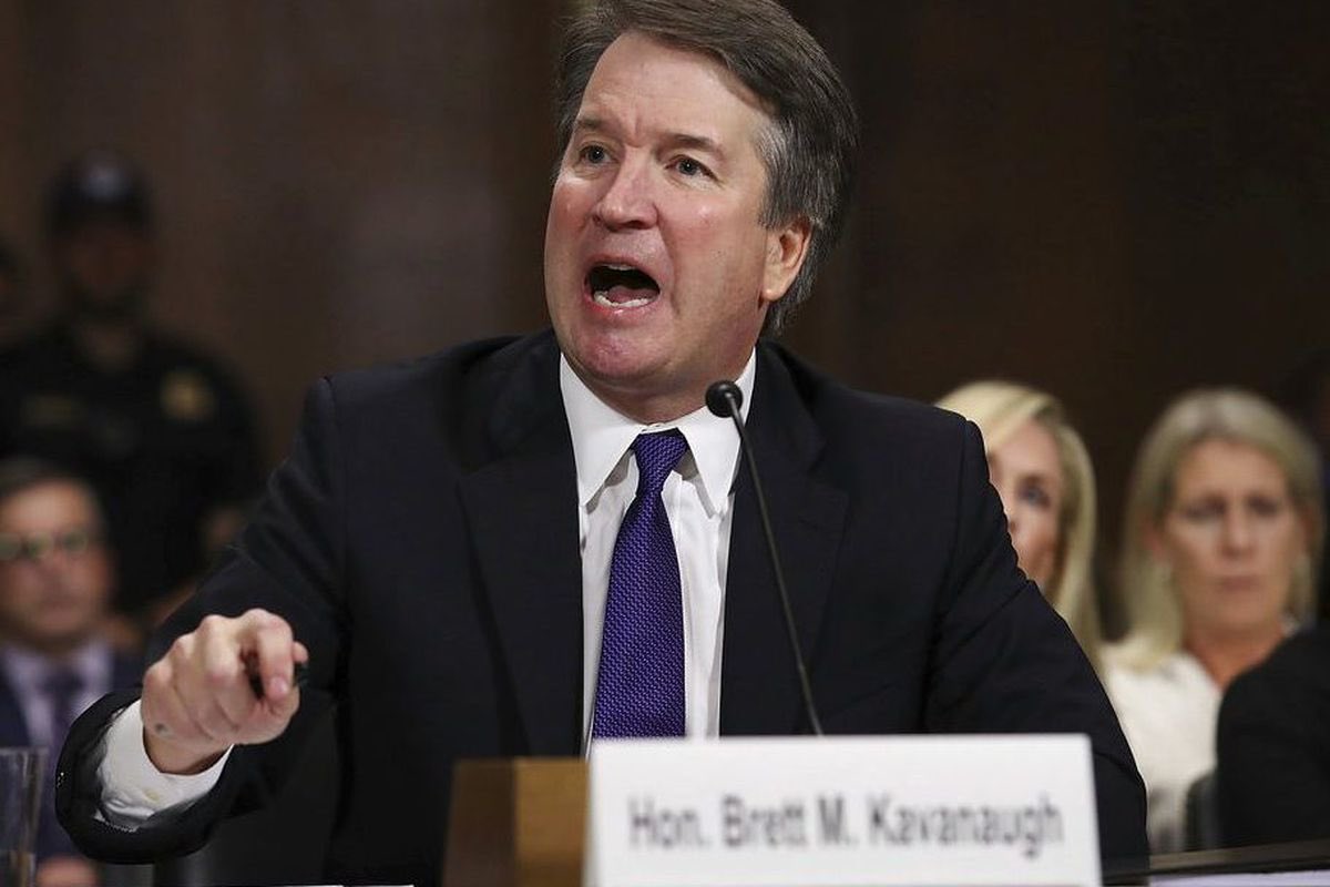 1. Christine Blasey Ford was dragged through mud and people questioned the validity of her testimony because she got a bit emotional while recounting her traumatic experience while Brett was throwing an entire tantrum dodging questions yet still got selected for SCOTUS.