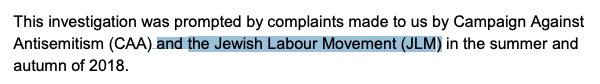 6. They are so absurdly petty, they can't bring themselves to acknowledge that the Jewish Labour Movement was also a complainant.