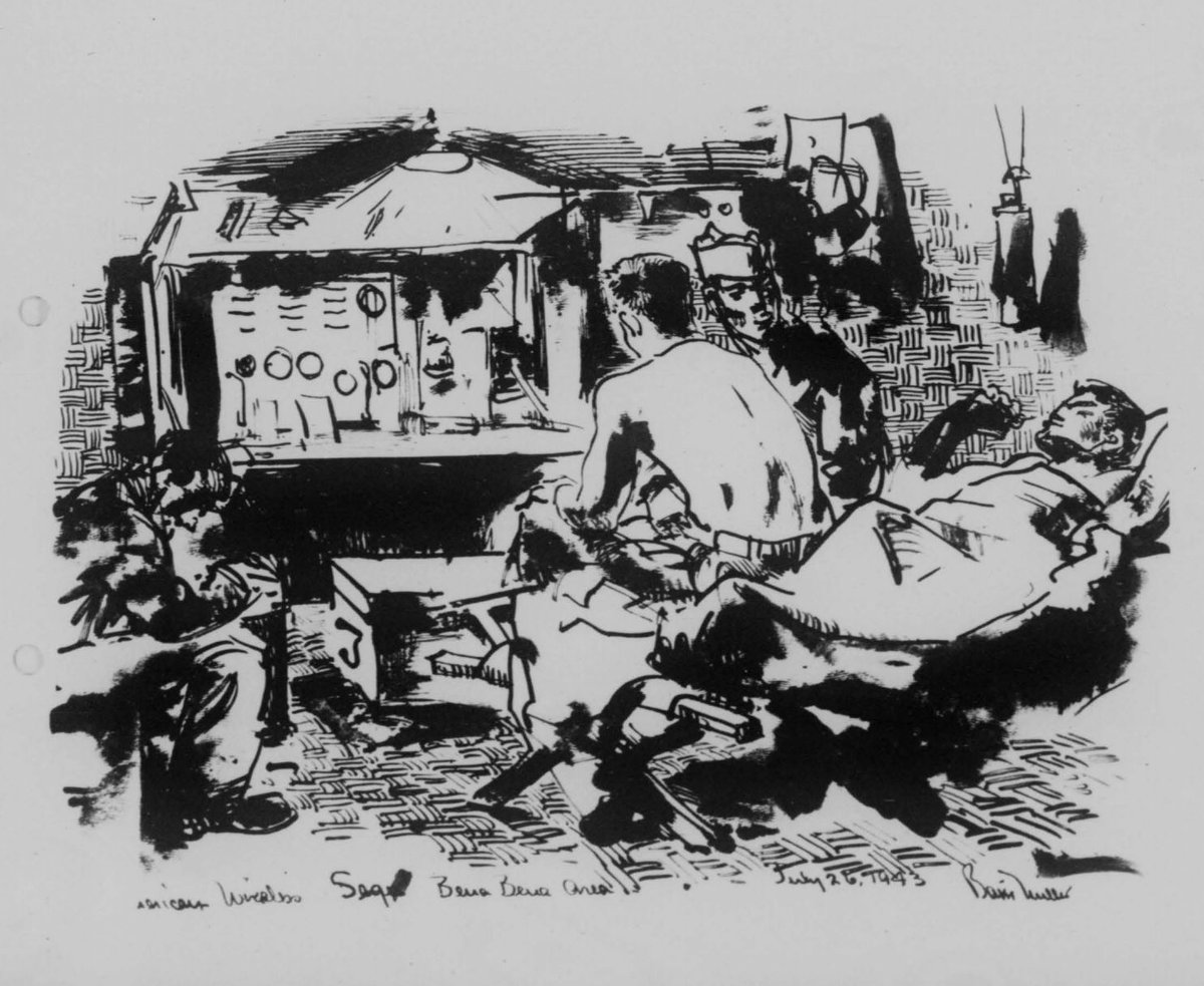 kreuger62's tweet photo. Sometimes research gives more than (dry) information. In one of the #AFHRA reels of 5th AF #SWPA some 20 -30 drawings were inserted in the official history. All July - August 1943 Port Moresby and Dobodura. https://t.co/KlAyCIQ9Zz