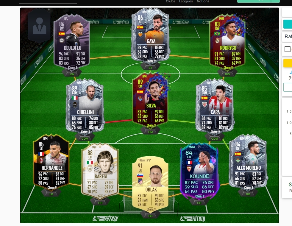 DeclinedOSRS's tweet photo. @NepentheZ What do you think? baresi in there cuz i have him untradeable. Looks like a fun squad, doesn't it? https://t.co/GrhpXVkX24