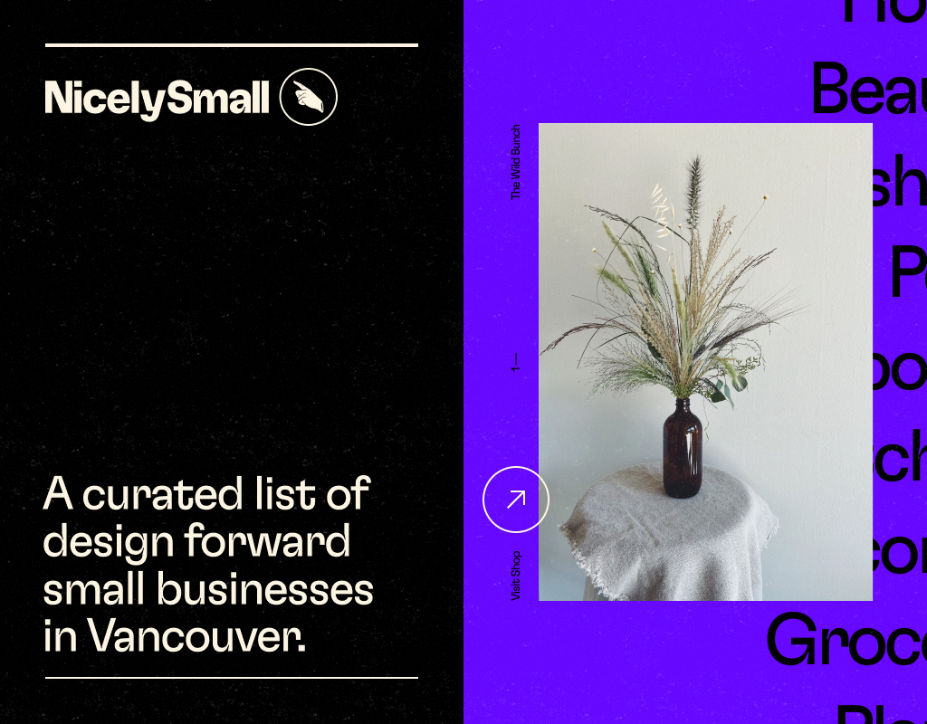 EngineDigital's tweet image. We care about small business, and we believe that a healthy economy and strong community needs to support local entrepreneurs, especially today. To help, we created NicelySmall – a curated list of design forward small businesses in our hometown Vancouver – nicelysmall.com