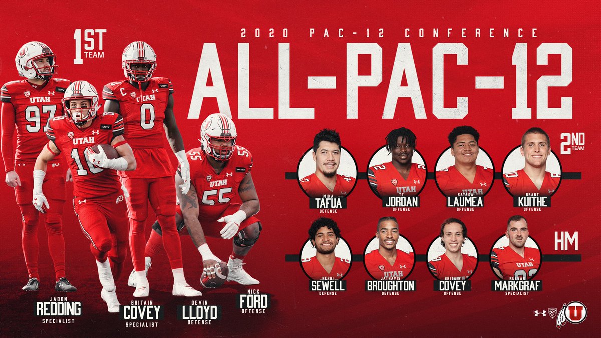 The All-Pac-12 #UBoyz. 

1st: @jadonlr, <a href="/brit_covey2/">Britain Covey</a>, <a href="/DevinLloyd_/">devin lloyd</a>, @FearThat55 
2nd: Mika Tafua, <a href="/_ylfotyt/">Ty Jordan ✌🏾</a>, @LaumeaSataoa, <a href="/Brantkuithe14/">Brant kuithe</a>
HM: <a href="/jungleboii02/">Nephi Sewell</a>, <a href="/JT4LIFE4EVA/">JaTravis Broughton</a>, <a href="/brit_covey2/">Britain Covey</a>, <a href="/keeganmarkgraf/">Keegan Markgraf</a> 

Read: utahutes.com/news/2020/12/2…