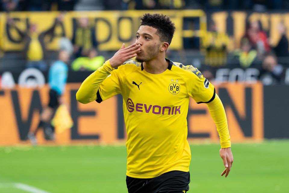 FuriousFirmino's tweet photo. As soon as United get linked to Sancho he’s back scoring again. 

This is not a coincidence https://t.co/AKGOqAwpgz