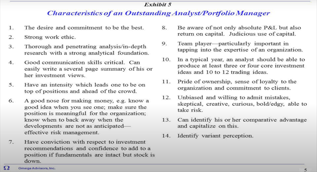 kevg1412's tweet photo. Characteristics of an Outstanding Analyst/Portfolio Manager - Leon Cooperman https://t.co/6eogZEC8zD