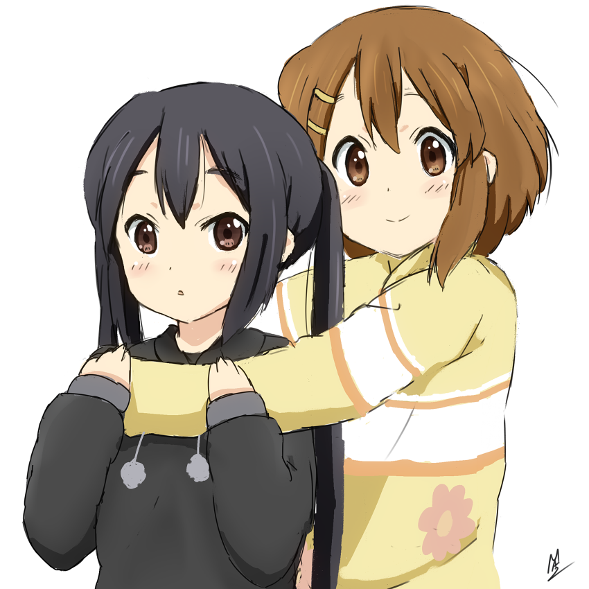 平沢唯 ,中野梓 「ゆいあず

#けいおん 」|MA-2㌠のイラスト