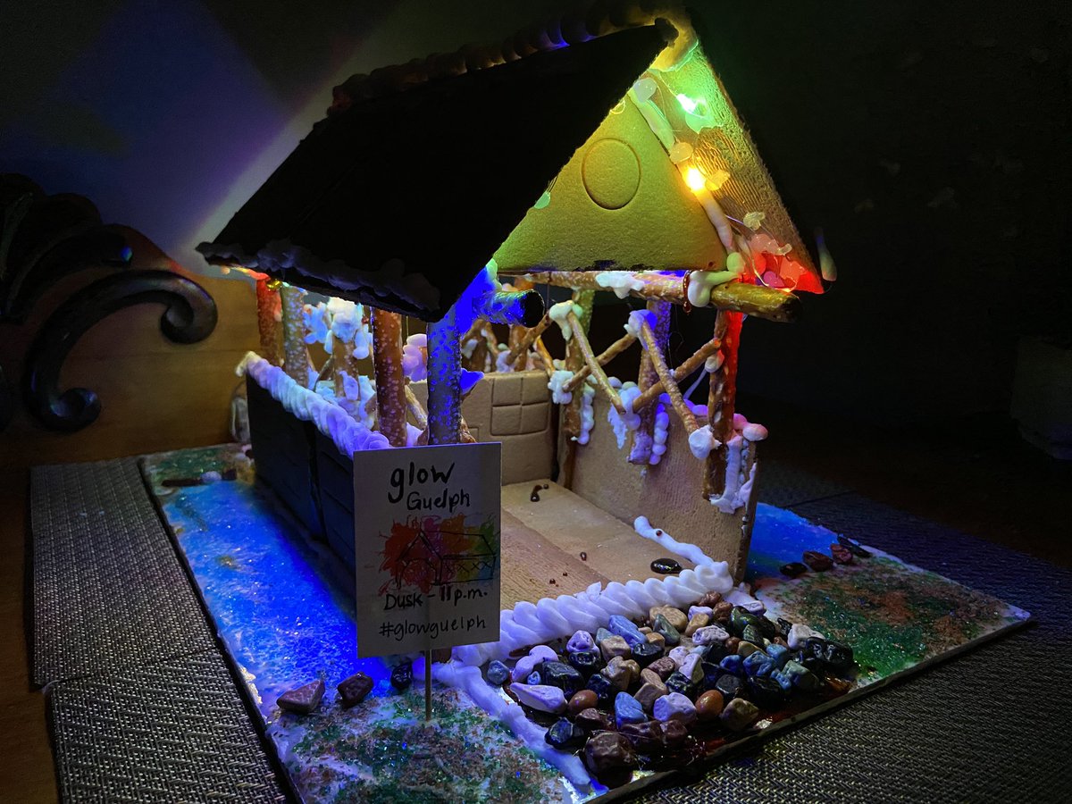 Even though my entry in the <a href="/cityofguelph/">City of Guelph</a> gingerbread competition didn’t win, I’m pretty dang proud of my ginger bridge creation #GLOWguelph