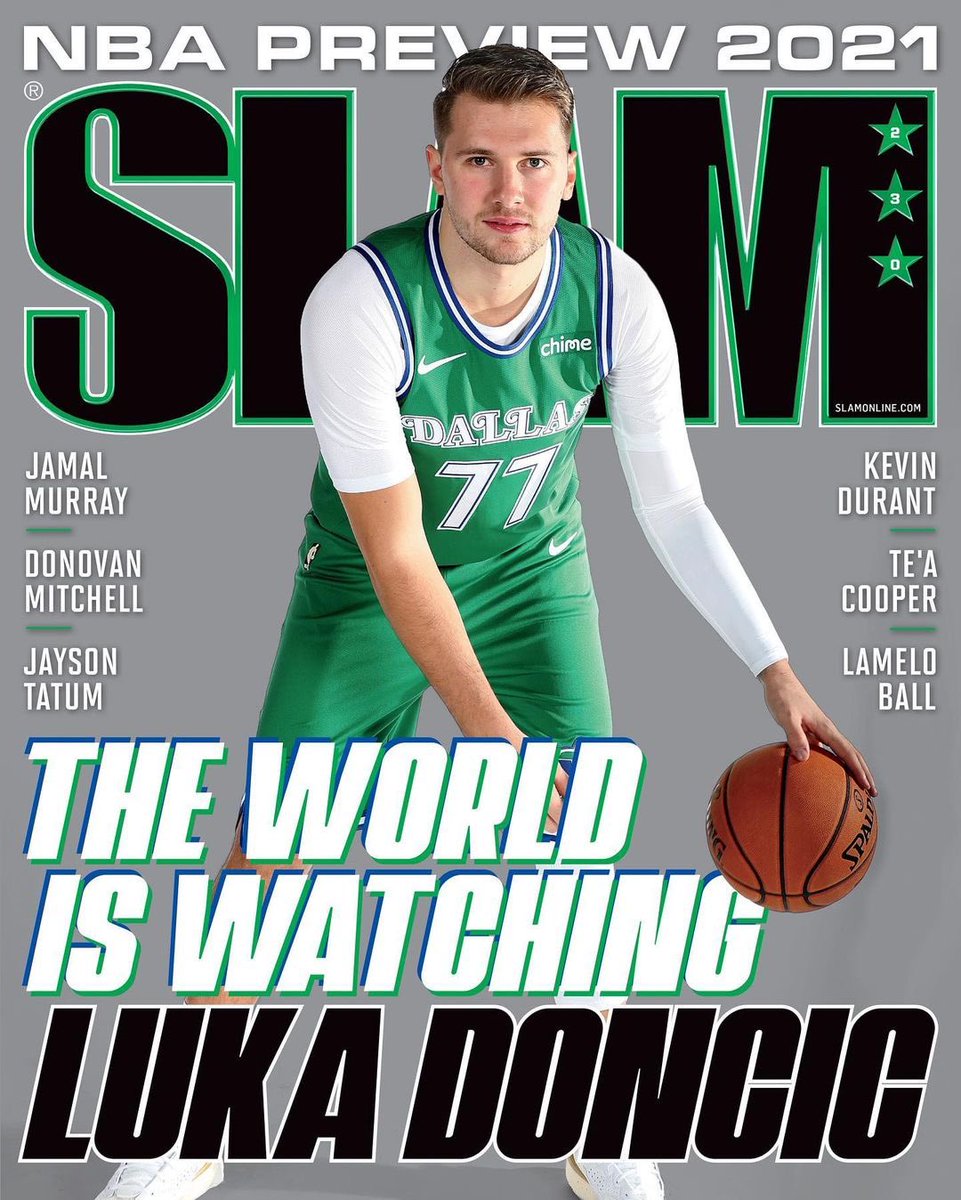 dallasmavs's tweet photo. Luka Magic on the cover of @SLAMonline 230 🔮

(Repost @SLAMonline) https://t.co/HgLpg4Big3