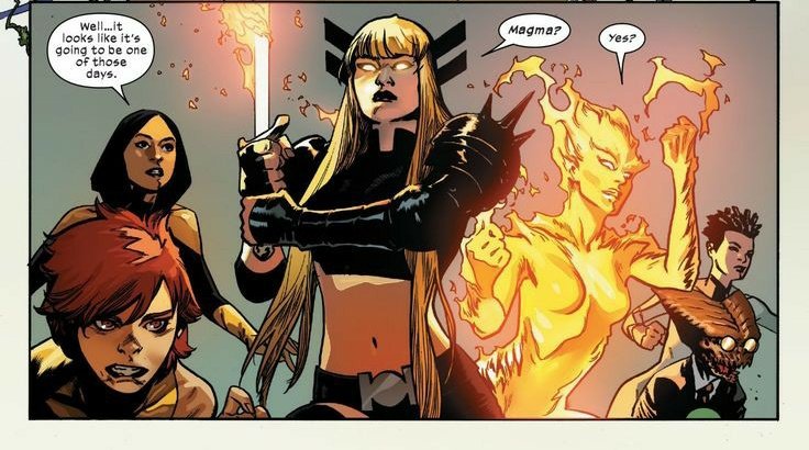 Honorable Mentions:Boom Boom- Tabitha SmithDazzler- AlisonBlaireMagma- Amara AquillaBlink- Clarice FergusonTempus- Eva BellSiryn- Terry RourkeArmor- Hisako Ichiki Wolfbane- Rhane SinclairTrinary