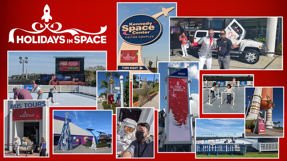 edgefactory's tweet photo. Excited and honored for our collaboration with @ExploreSpaceKSC for Holidays in Space 2020! 
Be immersed in a winter wonderland as the visitor complex is transformed!  #exploreksc #holidaysinspace #eventprofs #edgefactory

More info: https://t.co/ZlgO6W6Tbn https://t.co/mAlpichDQ8