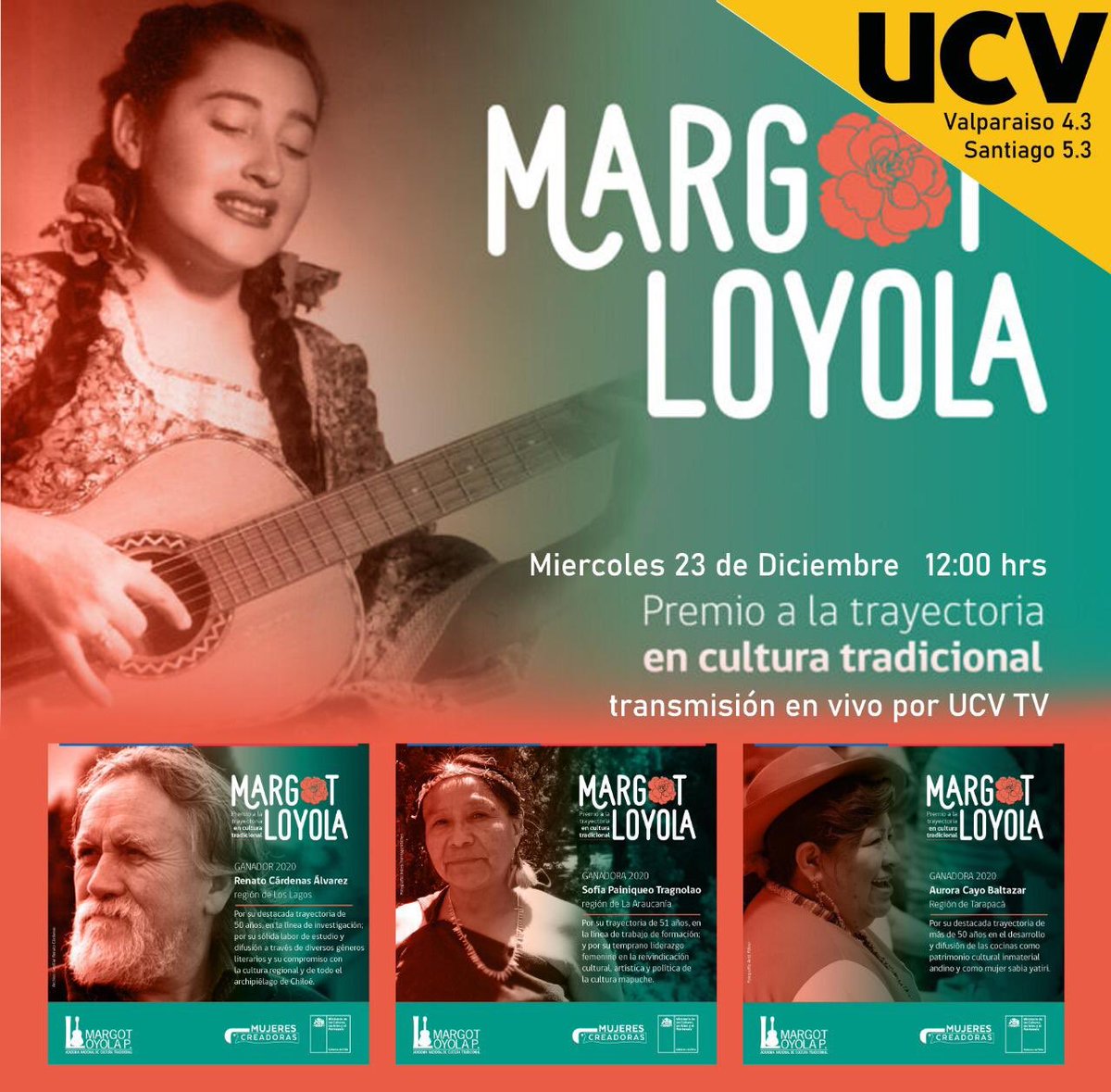 ucvtv's tweet photo. Miércoles 23- 12:00 en UCV TELEVISIÓN ���🏻 https://t.co/ngXQTTR36a