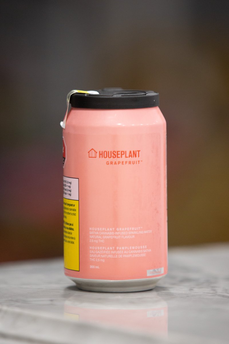 Pictured below is the final result - released this summer:  #Houseplant  #Grapefruit - a  #clear,  #carbonated  #water beverage with a tinge of  #Grapefruit flavor. Now, I'm not a big fan of  #Grapefruit in general, but if you're into  #Grapefruit, you may love this beverage.